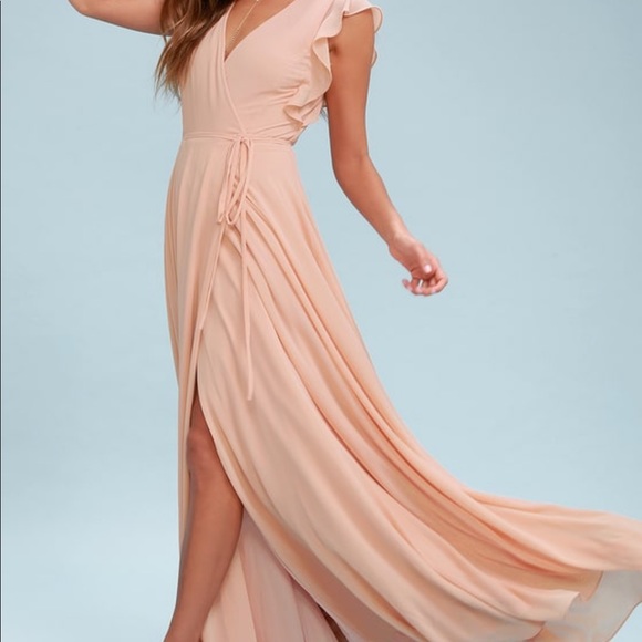 Lulus Dresses & Skirts - Lulu’s Grey Crescendo Wrap Dress